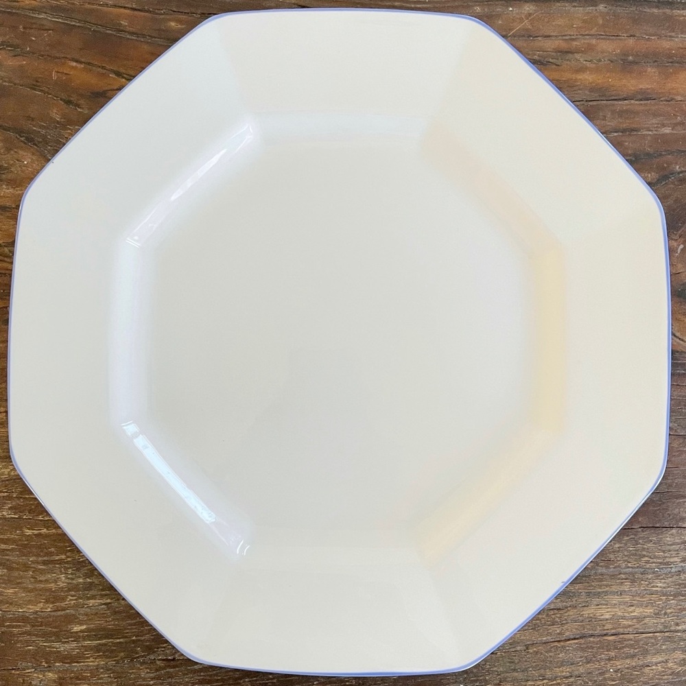 Authentic Octagon Classic Blue Tiffany vintage Serving tray